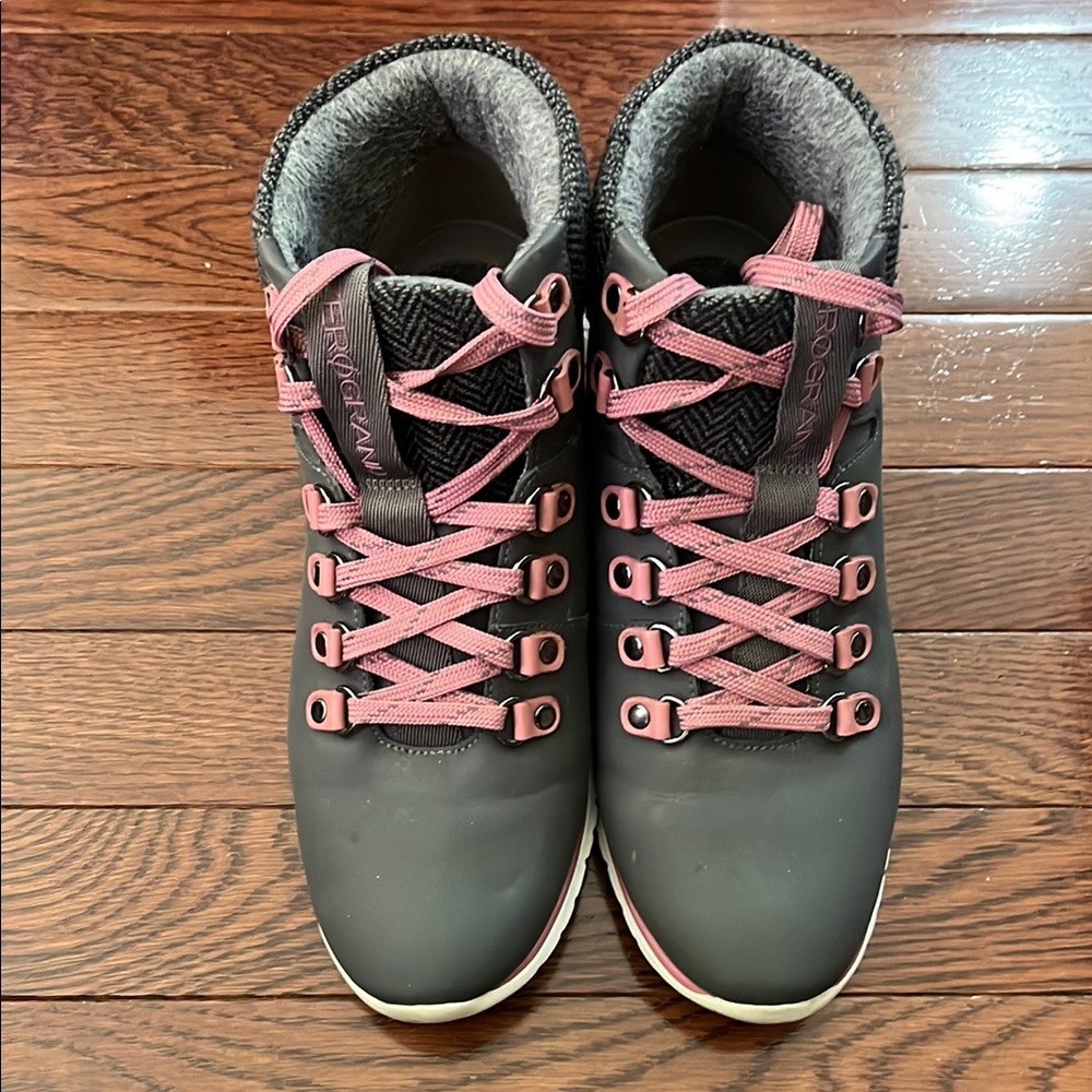 Cole Haan - Women's Gray and Pink Hiking Boots
